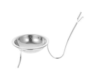 JOINPAYA Soporte para Cucharas de Sopa de Acero Inoxidable Multifuncional, Resistente y Desmontable, Adecuado para Organizar Utensilios Plato de Salsa