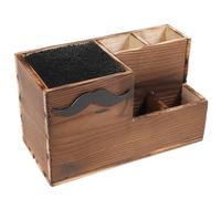 JOINPAYA Soporte para Tijeras de Estilista de Madera, Estuche Multifuncional para Peluquería Almacenamiento para Peines y Pinzas, Organizador Compacto para Herramientas de Color Aleatorio