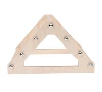 JOINPAYA Soporte y Es Seguro para Morder Juguete de Madera para Gallinas y Loros Que Promueve Ejercicio Color Caqui para Mascotas