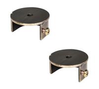 JOINPAYA Soportes de Pared para Barra de Cortina de 28 Mm en Color Bronce Antiguo, Juego de 2 Unidades, Accesorios para Cortinas Resistentes y Decoración del Hogar, Soporte para Varilla