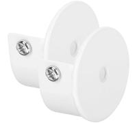 JOINPAYA Soportes para Barra de Cortina 28 Mm, 2 Piezas, Soporte Lateral para Poste de Cortina, Montaje en Pared, Color Neutro, Resistente y Anticorrosión, Adecuado para Hogar y Oficina