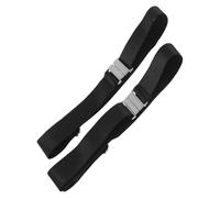 JOINPAYA Sujetador de Calcetines para Mujer Talla Grande Ajustable y Elástico Hebilla Antideslizante Color Negro 1 Par Adecuado para Medias de Muslo Ancho y Uso Diario