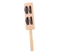 JOINPAYA Tabla De Madera Sasafrás Criba Vibradora Musical Equipo Pandereta Rain Maker Rattle Shaker Instrumentos Palillo De La Campana De La Coctelera Juguetes Sensoriales Grabadoras Metal