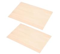 JOINPAYA Tablero de Pintura de Madera A3 30x45 Cm, 2 Piezas para Grabado Artesanal, Placa de Tallado de Bricolaje de Madera Maciza 4 Mm, Suministros para Manualidades y Proyectos Creativos