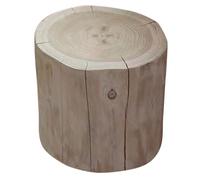 JOINPAYA Taburete De Madera Maciza Compacto y Estable Banco Pequeño Multifuncional para Interior como Taburete para Cambiar Zapatos Mesita De Noche o Escalón Auxiliar Diseño y Natural