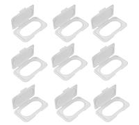 JOINPAYA Tapa Abatible para Toallitas Húmedas de Ñiño, Plástico Seguro, Tamaño 120x77 Mm, Compatible Caja de 30 Unidades, Diseño Antideslizante y Compacto para Cambio de Pañales