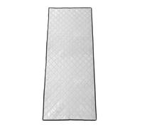 JOINPAYA Tapa para Congelador de Negocio de Catering, Manta de Nevera Ajustable de Papel de Aluminio Plata, y Resistente Intemperie, Bloquea UV, para Congeladores Verticales y Arcones,