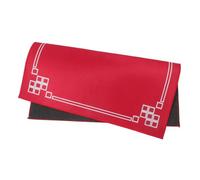 JOINPAYA Tapete para Mesa de Mahjong Reducción de Ruido y Resistencia al Desgaste, 70X70 CM, Color Rojo, Material Textil, Recomendado para Sesiones de Juego en Grupo y Ocio en Casa