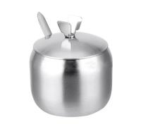 JOINPAYA Tarro Asa de 8,5 Cm de Condimentos de Acero Inoxidable Diseño Moderno y Funcional para Almacenamiento en Cocina Adecuado para Fiestas de Té