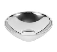 JOINPAYA Tazón de Ramen Multifunción de Acero Inoxidable, Cuenco Grande de 20 Cm Reutilizable para Ensaladas y Fideos, Bol Práctico para Uso Diario en Cocina y Restaurante