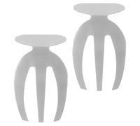 JOINPAYA Tenedor para Servir Ensalada 2 Piezas Garra de Acero Inoxidable Plateado Utensilios de Cocina Duraderos y Resistentes para Comedor y Hogar