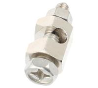 JOINPAYA Terminal de Tierra, Clips de Conexión a Tierra del Panel Solar de Cobre Estañado, Plata, para Cable 2,5/4/6/10 Mm² y 14/12/10/8/6 Awg, Uso Industrial y Doméstico