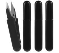 JOINPAYA Tijeras de Recorte de Acero Inoxidable Mini 4 Piezas con Funda Protectora para Bordar y Costura, Tijeras de Costura Pequeñas para Diy, Manualidades y Punto de Cruz Color Aleatorio