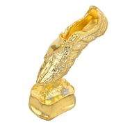 JOINPAYA Trofeo de Bota de Fútbol Dorada Miniatura, Adorno Deportivo, Premio Ganador para Ceremonias de Equipo, Colección de Trofeos de Fútbol, Accesorio para Obsequio de Fanáticos,
