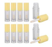 JOINPAYA Tubos Vacíos para Brillo Labial 6ml, 10 Piezas, Botellas Transparentes y Ligeras de Abs, Ideales para Viajar y Crear Brillo Labial Personalizado