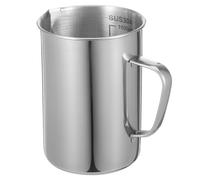 JOINPAYA Vaso Medidor Acero Inoxidable 1000ml con Escala, Adecuado para Cocina y Laboratorios de Investigación, Antióxido y Portátil para Medición de Líquidos y Componentes Sólidos