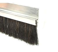 Joint à brosse IBS 60 R en aluminium Halte Profil avec Ross Brosse à cheveux Porte Brosse 1 m