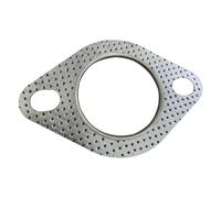 Joint ÉChappement Haute - Bride 2 Boulons ÉTanchéité, Interface Graphite Acier Inoxydable Robuste, Tampon Remplacement Performance | IDéal Pour Modification Voiture Auto Moto Réparation Moteur