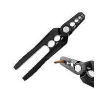 Joint Pliers Set - Copper Tube Lock Pliers For Small And Large Copper Tube Repairs | Heavy Duty 5-Hole Refrigeration Tool With Rounding Pliers For 1/4, 3/8, 1/2, 5/8, 3/4 Inch Pipes, Hand Tools