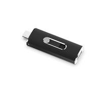 JOIOT Memoria USB 3.2 256 GB, Pendrive USB Tipo C y USB 3.2 Conectores Reversibles Pen Drive USB de Metal Mini Memoria USB C OTG para Teléfono Inteligente Tableta Computadora Portátil