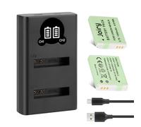 Joiry 2X NB-6L NB-6LH batería de Repuesto y Cargador LCD Dual USB para Canon Powershot SX710, SX700 HS, S95, SX280 HS, SX540 HS, S120, SX520 HS, SX600 HS, SX610 HS, SX520 HS, IXY 10S