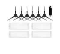 JOJCNNM Piezas de mopa con Filtro de Cepillo Lateral Principal, Compatible con Xiaomi S10, S12, T12, B106L, Mi Robot Vacuum-Mop Pro, Mop P y Mop 2S STYJ02YM, Compatible con Viomi V2 SE(Set 2)