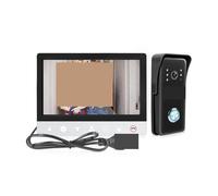 JOJIDE Doorbell Camera, de videoportero con Cable TFT de 7 Pulgadas con cámara de 1000TVL Compatible con grabación/Timbre de instantánea Solo Compatible con 1 Monitor(Built-in Power)