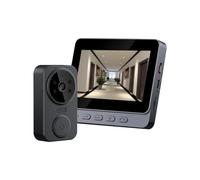JOJIDE Doorbell Camera, Timbre intercomunicador Visual inalámbrico de 2,4 G con Pantalla IPS de 4,3'' y Video Inteligente de Alta definición.