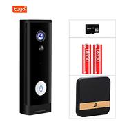 JOJIDE Doorbell Camera, Video Timbre Cámara Tuya Smart Home Inalámbrico Timbre de la Puerta 1080P Batería Puerta Teléfono Cámara Mini Intercom Apartamento(Option 6)