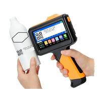 JOJIDE Impresora de Mano, Impresora portátil de Etiquetas con Texto, código de Barras, código QR, número de Lote, Logotipo, Fecha y 12,7 mm en Varios Idiomas