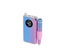 JOJIDE Lima Uñas Electrica, Taladro de uñas de 40000RPM, lijadora de uñas eléctrica portátil for Juego de Fresas de manicura, Herramientas for Quitar Esmalte de Gel(Gradient)