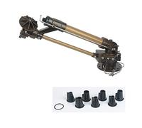 JOJIDE Pistola rociadora, 2 "Agricultura Riego Grande Pistola De Lluvia Cubierta Largo Alcance 360 Gear Drive Irrigación Nombre:(FL50)