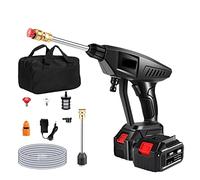 JOJIDE Pistola rociadora, Lavadora De Coche Alta Presión Inalámbrica, Pulverizador, Limpiador Lavado Portátil Inalámbrico, Máquina Limpieza For Batería 18V(One big battery)