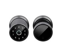 JOJIDE TUYA - Cerradura de puerta inteligente, con huella dactilar, pantalla táctil sin llave, tarjeta IC, contraseña, desbloqueo de llave para oficina, hogar, apartamento, garaje