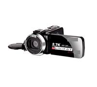 JOJIDE Videocamara, 2.7K Cámaras Digitales Cámara de Video Videocámara Digital portátil Zoom 16X Pantalla LCD táctil Videocámara con(No SD Card,Standard)