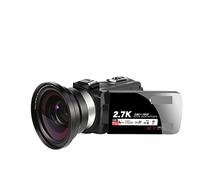 JOJIDE Videocamara, 2.7K Cámaras Digitales Cámara de Video Videocámara Digital portátil Zoom 16X Pantalla LCD táctil Videocámara con(with 16GB SD Card,Camera-Lens)