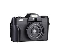 JOJIDE Videocamara, Cámara Digital de fotografía de 48MP for Vlog 4K, videocámara de Fotos compacta, grabadora de vídeo Retro Vintage, Pantalla giratoria(No TF Card,Standard)