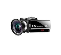 JOJIDE Videocamara, Grabadora de vídeo Digital de 2,7 K, Uso doméstico, cámaras portátiles for Exteriores for fotografía, Streaming, videocámara Web, Vlog Videcam(128G SD Card,with Lens)