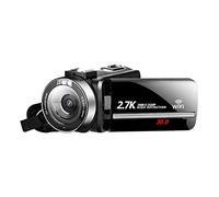 JOJIDE Videocamara, Grabadora de vídeo Digital de 2,7 K, Uso doméstico, cámaras portátiles for Exteriores for fotografía, Streaming, videocámara Web, Vlog Videcam(No SD Card,Standard)