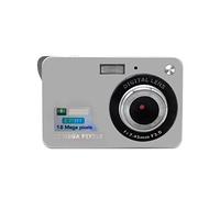 JOJIDE Videocamara, Mini cámara Digital for fotografía Vintage Compact Photo Recorder 2.7 TFT Screen Portable DV Selfie Retro 18MP Video Camcorder(16G SD Card,Silver)