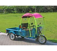 JOJMIDO Cubierta de Lluvia para Parasol eléctrico de Bicicleta, Paraguas Universal para Motocicleta, Paraguas Impermeable para Movilidad Solar