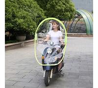 JOJMIDO Cubierta Impermeable para Lluvia de Scooter, Cubierta de Parasol para Motocicleta eléctrica, Accesorios Simples para Paraguas de Coche eléctrico, Parabrisas Transparente