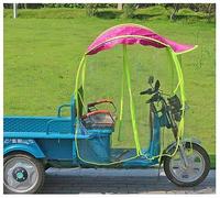 JOJMIDO Cubierta para la Lluvia Movilidad Scooter Sol Lluvia Cubierta para el Viento Coche eléctrico Prevenir Paraguas, Coche Motor Scooter Paraguas Movilidad Parasol Cubierta para la Lluvia Imperme