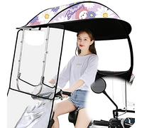 JOJMIDO Cubierta para Scooter de Motocicleta Impermeable al Aire Libre, toldo para Coche eléctrico, Visera Solar, Paraguas Universal para Scooter, protección Solar para Movilidad, Cubierta para llu