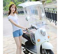 JOJMIDO Cubierta Universal para Parasol de Motocicleta eléctrica, Cubierta Impermeable para Lluvia de Scooter, toldo Transparente para Motocicleta, toldo para sombrilla