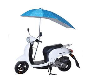 JOJMIDO Paraguas Universal para Motocicleta, Cubierta para la Lluvia, Parasol para Coche eléctrico, Paraguas para motoneta, Cubierta para la Lluvia para la Movilidad, C