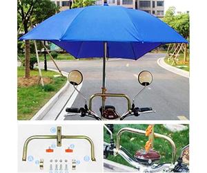 JOJMIDO Toldo para Parasol de Motocicleta eléctrica, Paraguas Universal para Scooter de Motor de Coche, Cubierta para Lluvia para Parasol de Movilidad, Impermeable, B