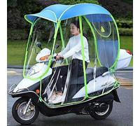 JOJMIDO Toldo Transparente para Coche eléctrico Completamente Cerrado, Cubierta para Lluvia para Motocicleta, Motor Universal, Scooter, Cubierta para Lluvia para sombrilla de Bicicleta de Ciclismo,