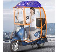 JOJMIDO Toldo Transparente para Coche eléctrico Completamente Cerrado, Scooter de Movilidad, Cubierta para Viento, Lluvia, Coche eléctrico, previene Paraguas, Cubierta Universal para Parasol para m