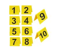 jojnsha 10 Marcadores De Evidencia Forense Portátiles Ideales para Recreaciones De Escenas De Crímenes Y Actividades Educativas Accesorios De Fáciles De Usar Juego De Investigación De Escenas De